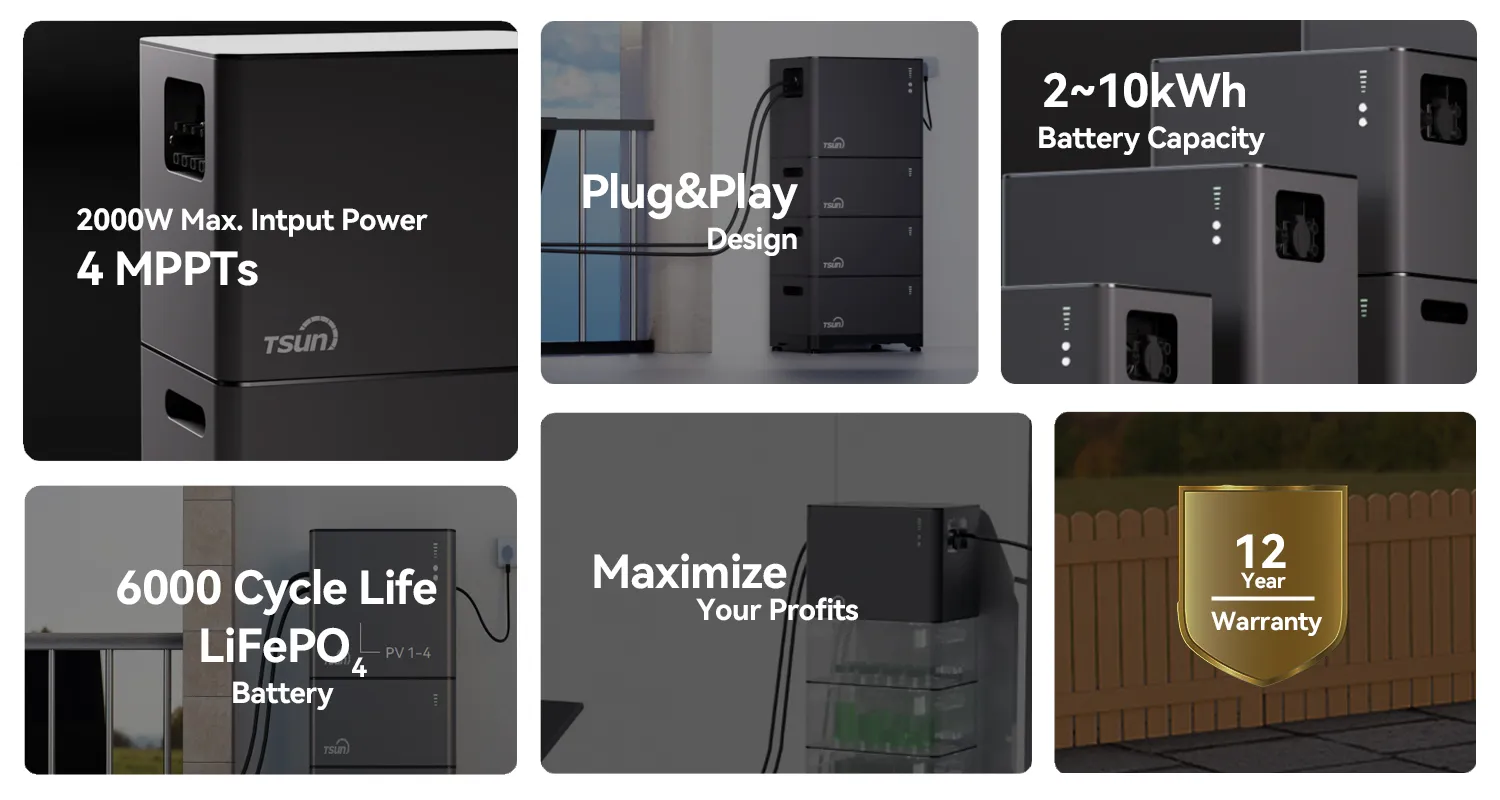 low price tsun gen3 microinverter ms300ms350ms400