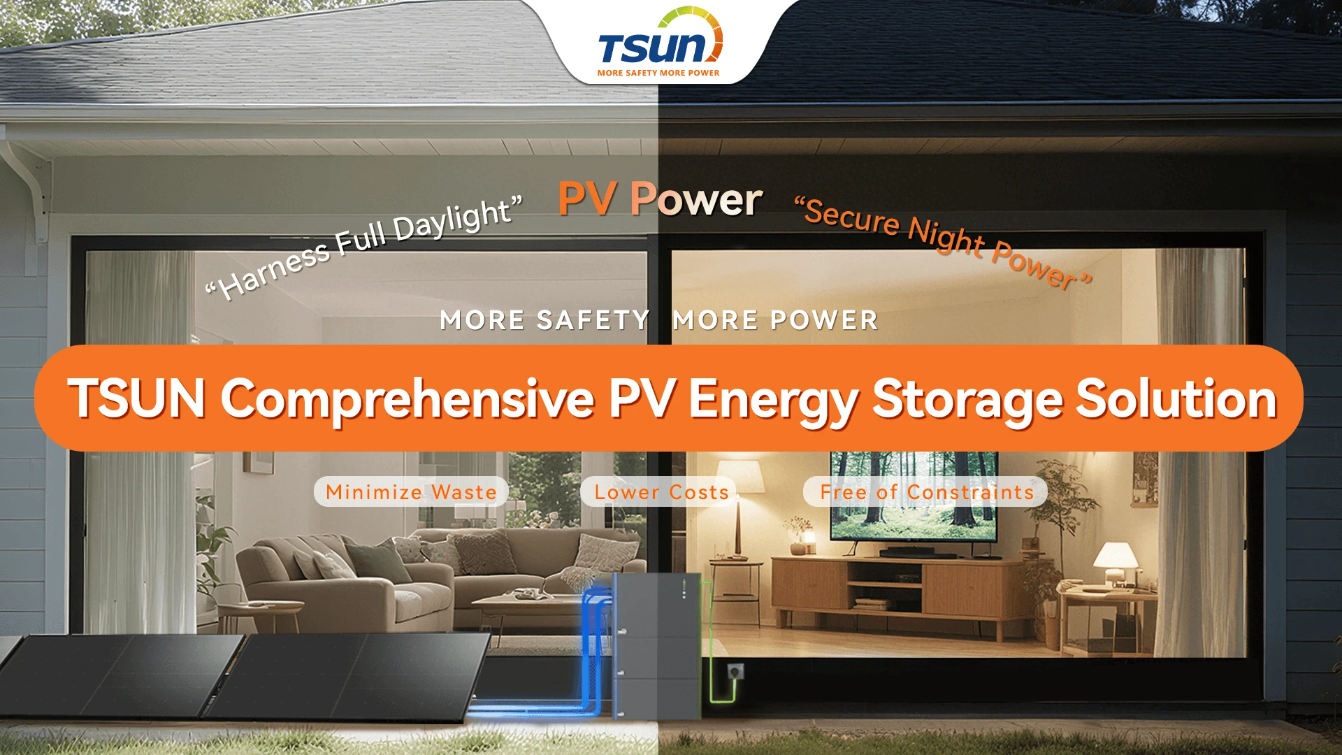 Maximize Your Solar Power with TSUN’s Residential Storage Solutions 